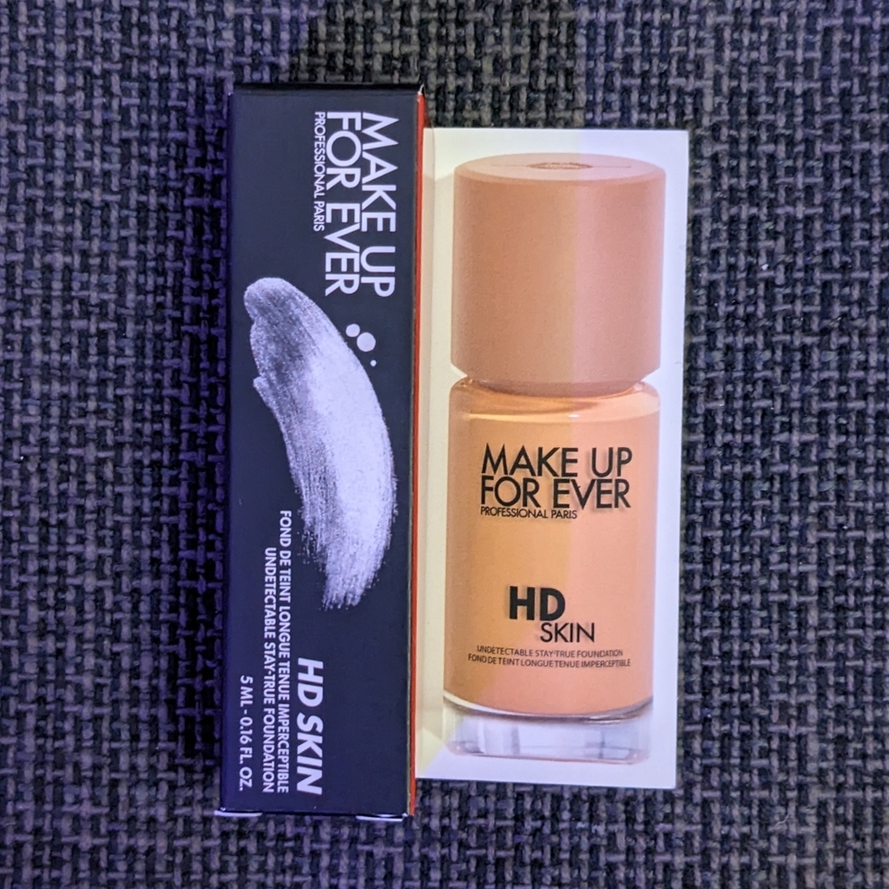 Makeup Forever HD Skin Foundation Mini in 3N42 Amber-med-tan, neutral undertones
